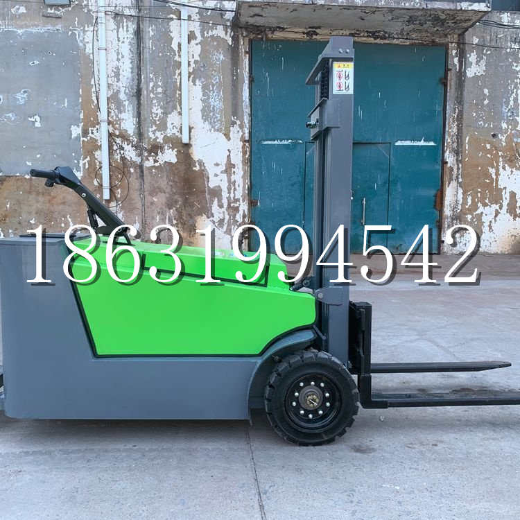 乐至县小型电动叉车1吨2吨步行站驾式电瓶堆高充电装卸车液压升降车铲车